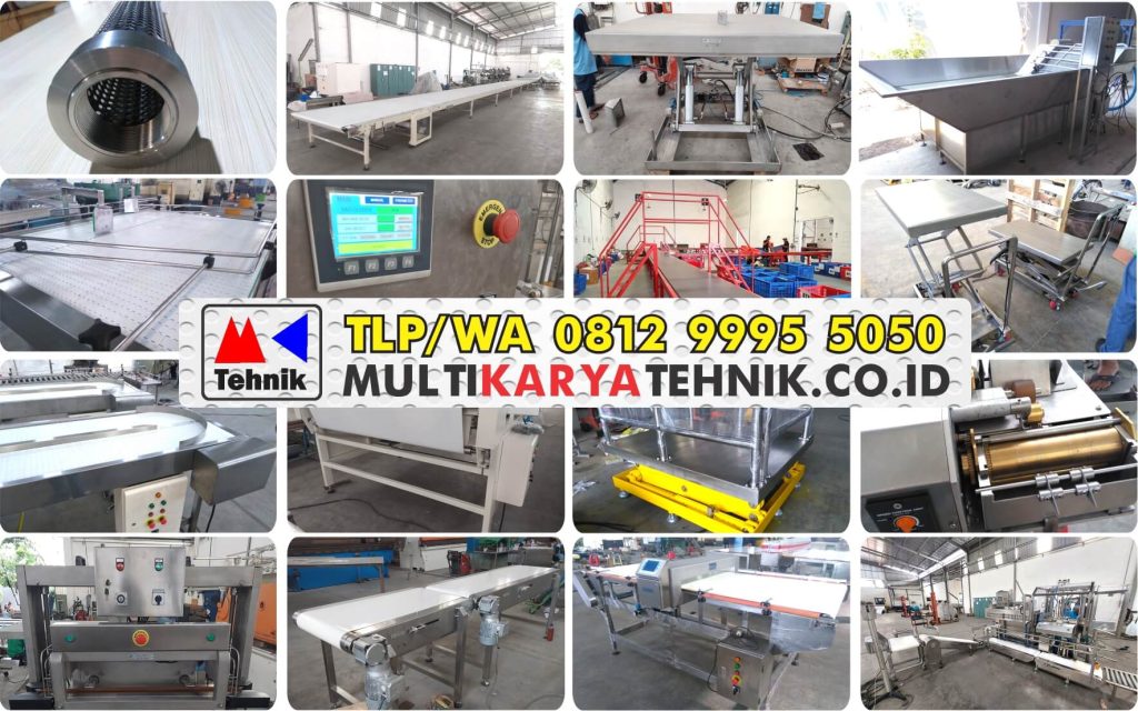 pembuatan mesin pabrik Malang, chain conveyor Ngawi, roller conveyor Nganjuk, spiral conveyor Mojokerto